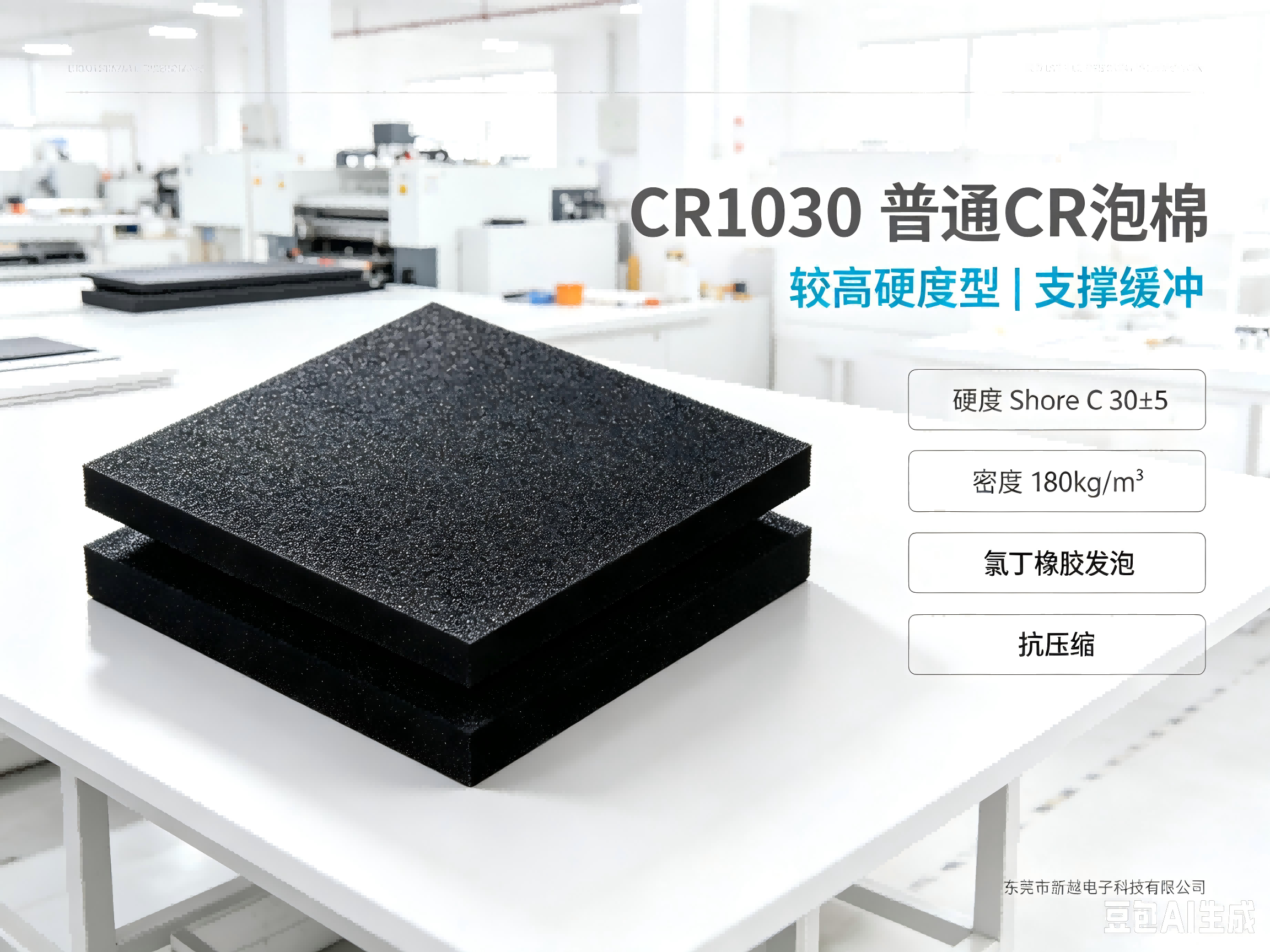 CR1030 泡棉｜普通 CR 氯丁橡胶发泡泡棉