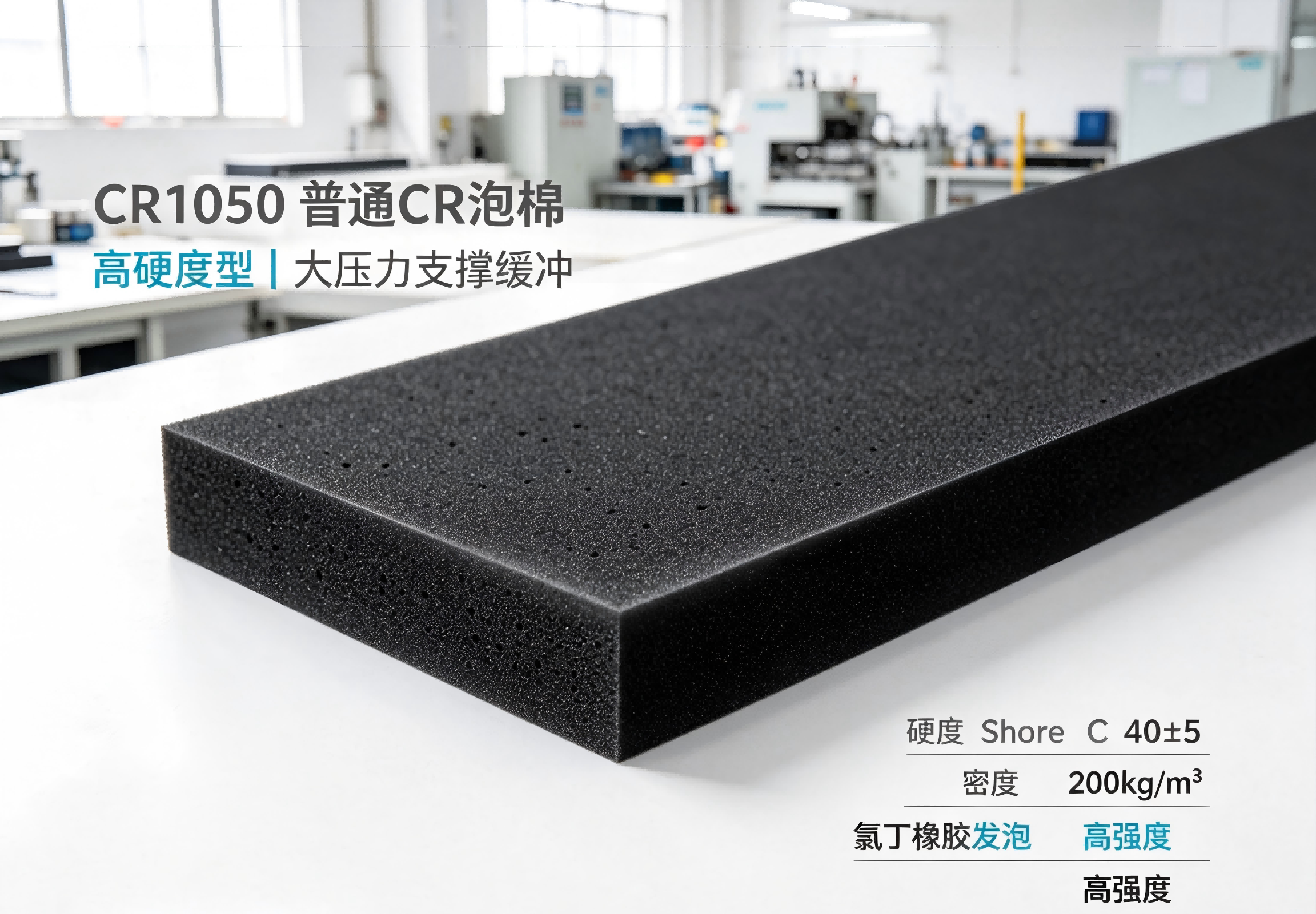 CR1050 泡棉｜普通 CR 氯丁橡胶发泡泡棉