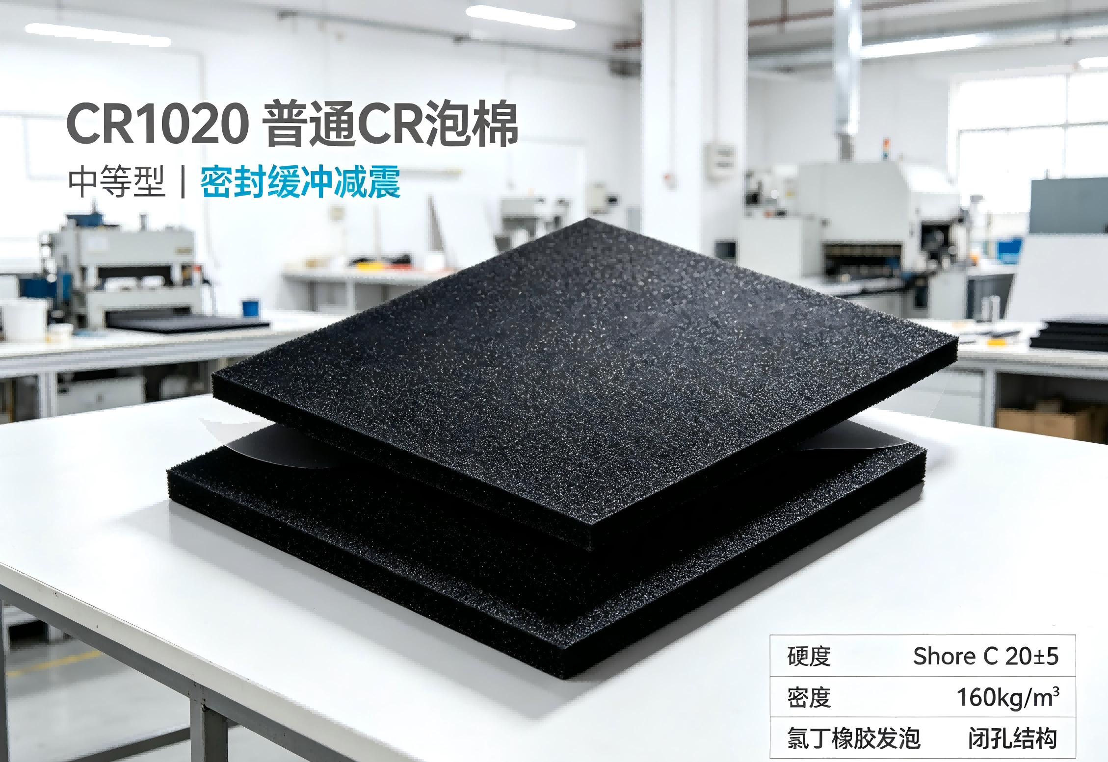 CR1020 泡棉｜普通 CR 氯丁橡胶发泡泡棉