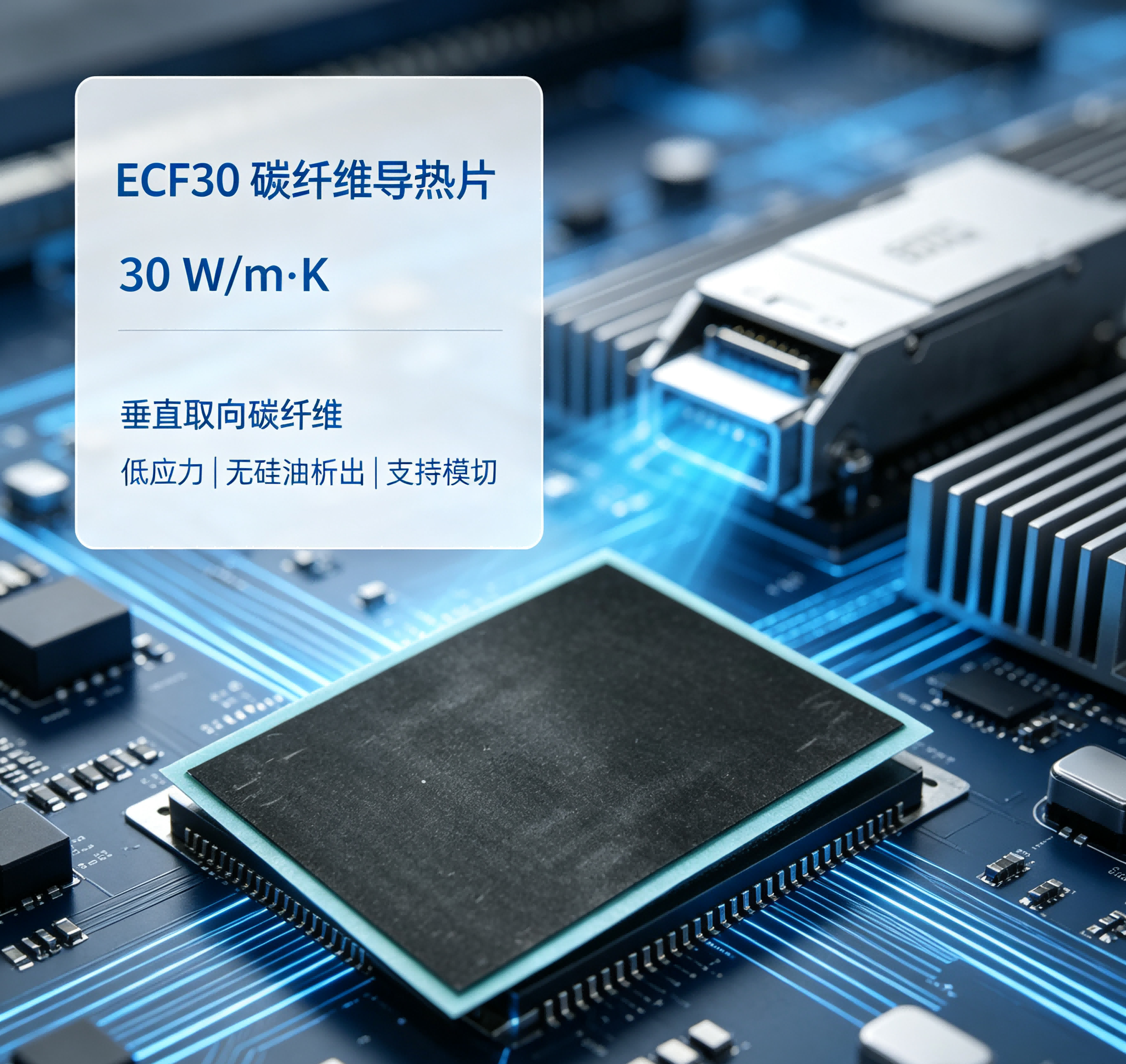 ECF30 碳纤维导热片（30W/m・K）