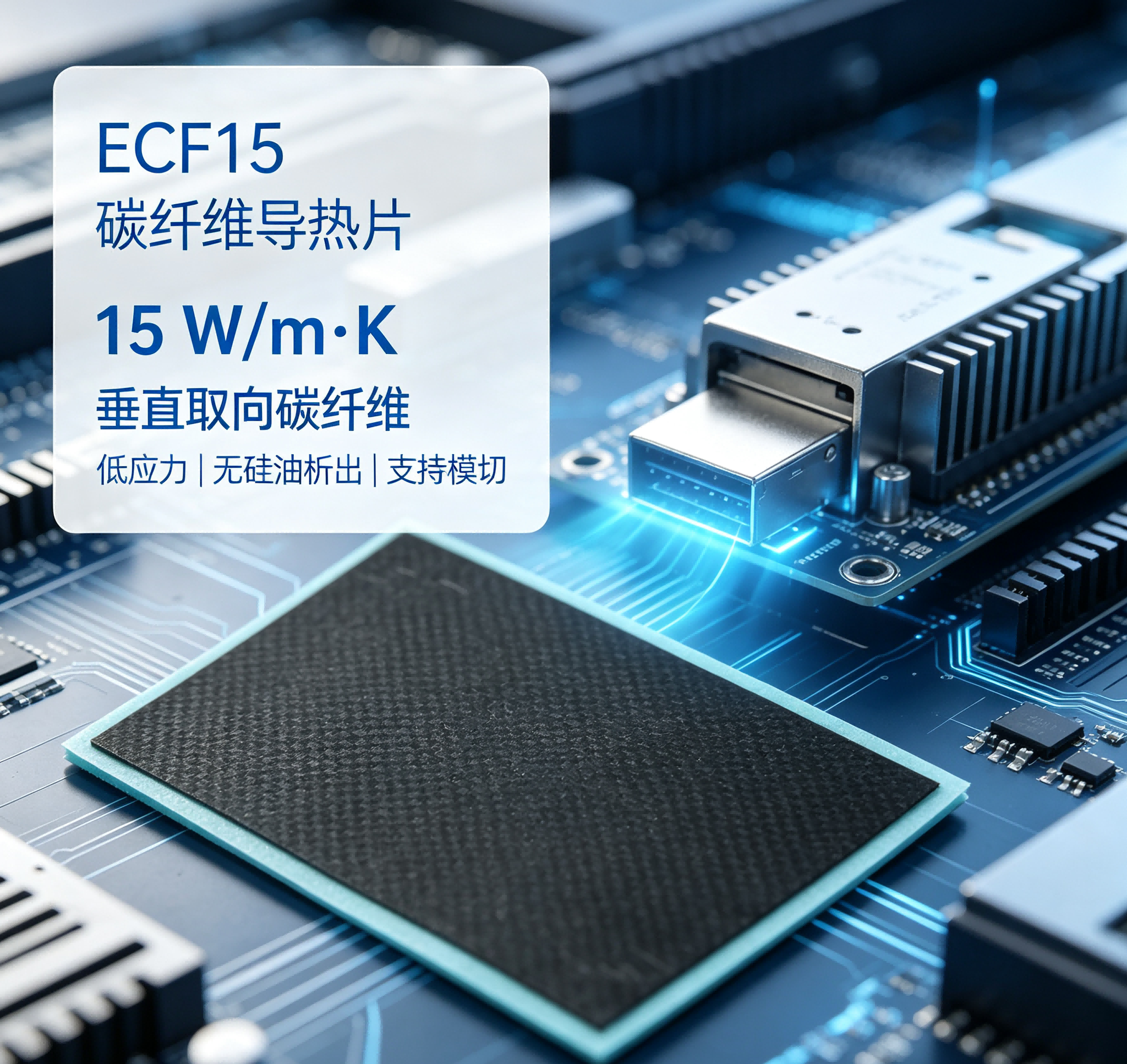 ECF15 碳纤维导热片（15W/m・K）