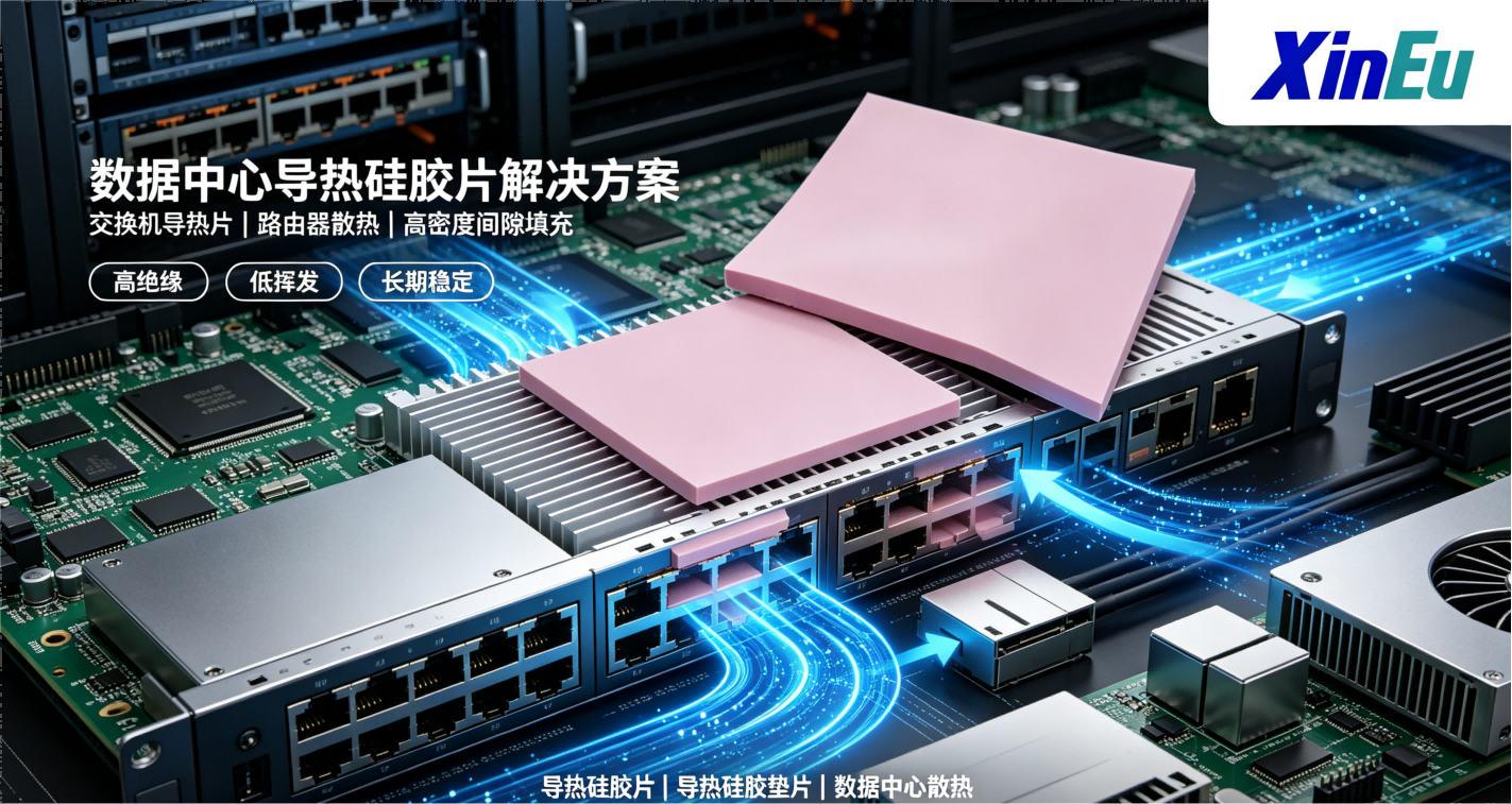 数据中心导热硅胶片解决方案